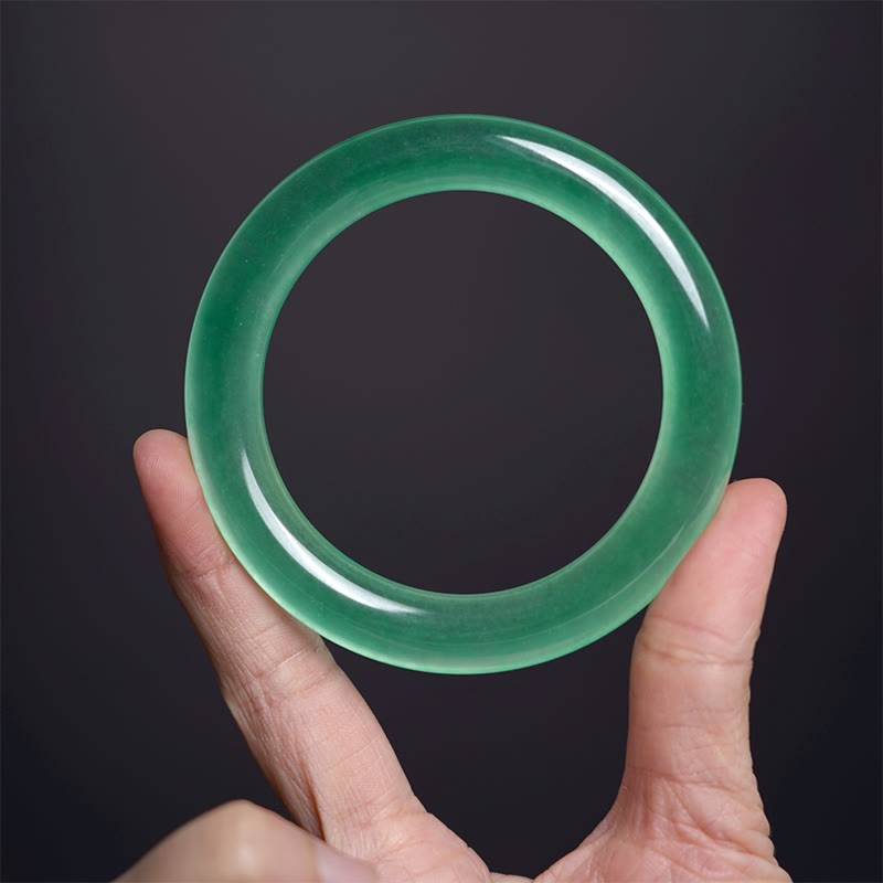 Natural Jade Luck Prosperity Bracelet Bangle