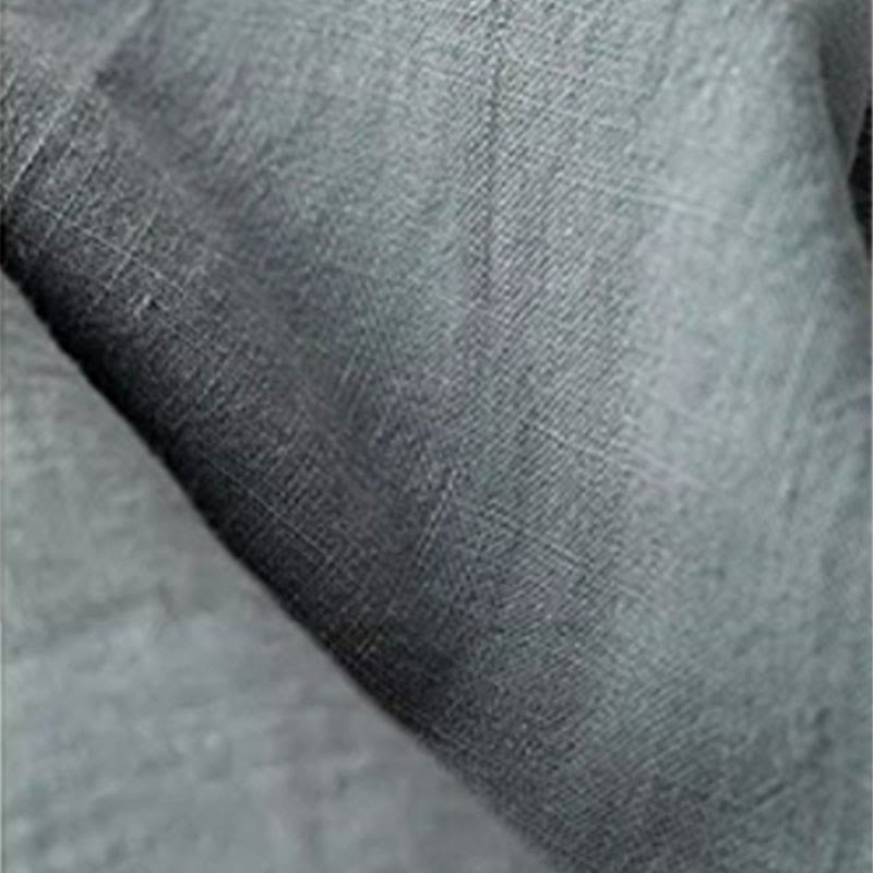 Casual Solid Color Cotton Linen Drawstring Women's Pants With Pockets
