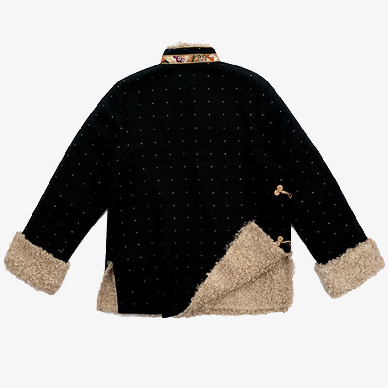 Tibetan Clothing Lhasa Fleece Lined Top Winter Women Clothing