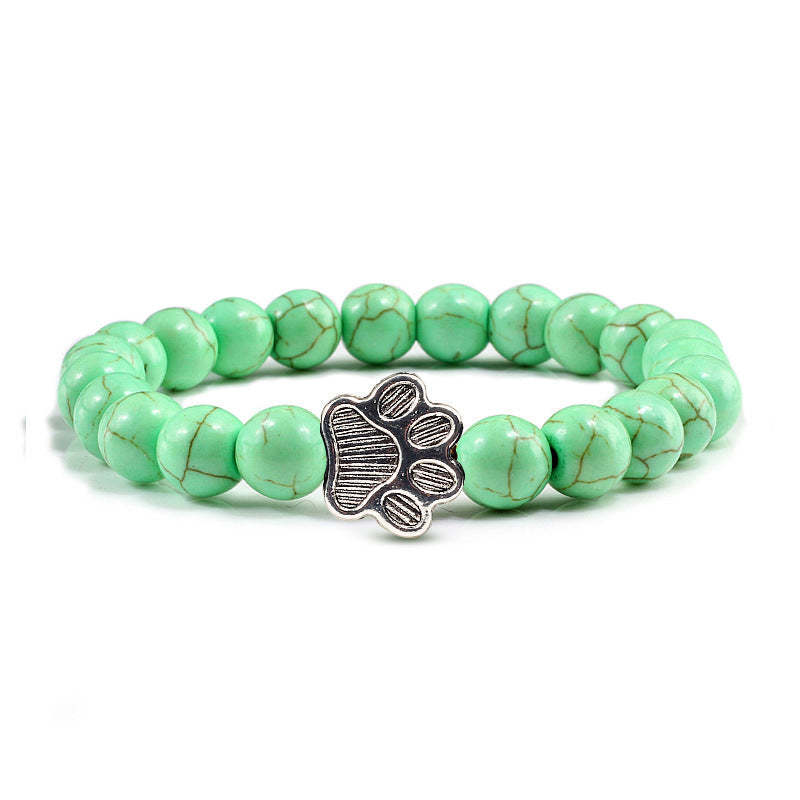 Save A Dog Stone Bracelet