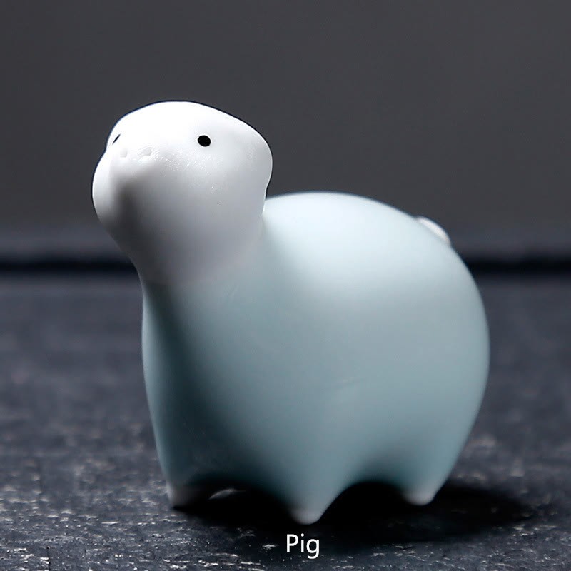 Chinese Zodiac Ceramic Tea Pet Home Decoration