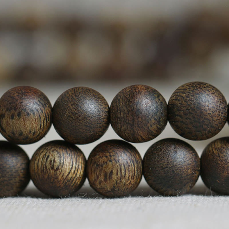 108 Mala Beads Nha Trang Soil Buried Qinan Agarwood Balance Strength Bracelet