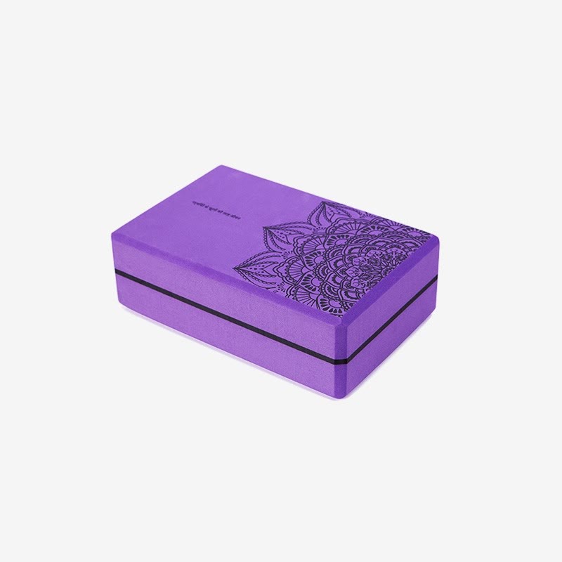 Tibetan Mandala Mindful Soft Non-Slip Foam Yoga Block