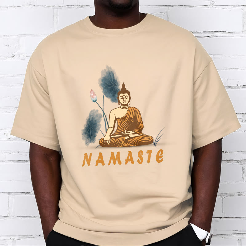 NAMASTE mystic zen Lotus Leaf Tee T-shirt