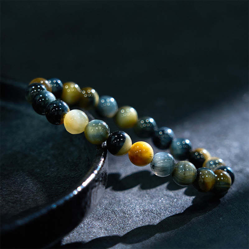 mystic zen Stone Various Tiger Eye Confidence Bracelet
