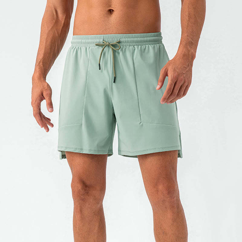 Men's Casual Quick Dry Sports Shorts With Pockets