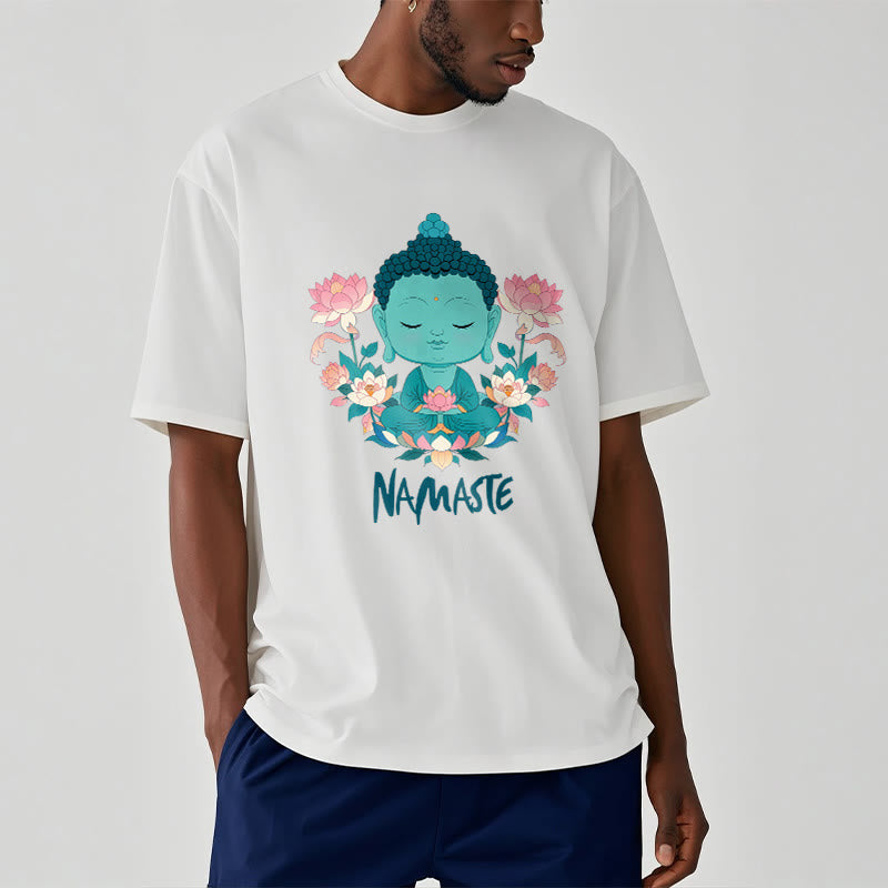 NAMASTE mystic zen Lotus Meditation Tee T-shirt
