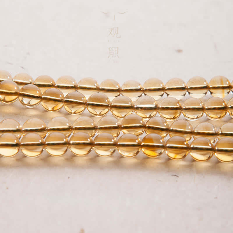 108 Mala Beads 925 Sterling Silver Citrine Sandalwood Turquoise Protection Prosperity Bracelet
