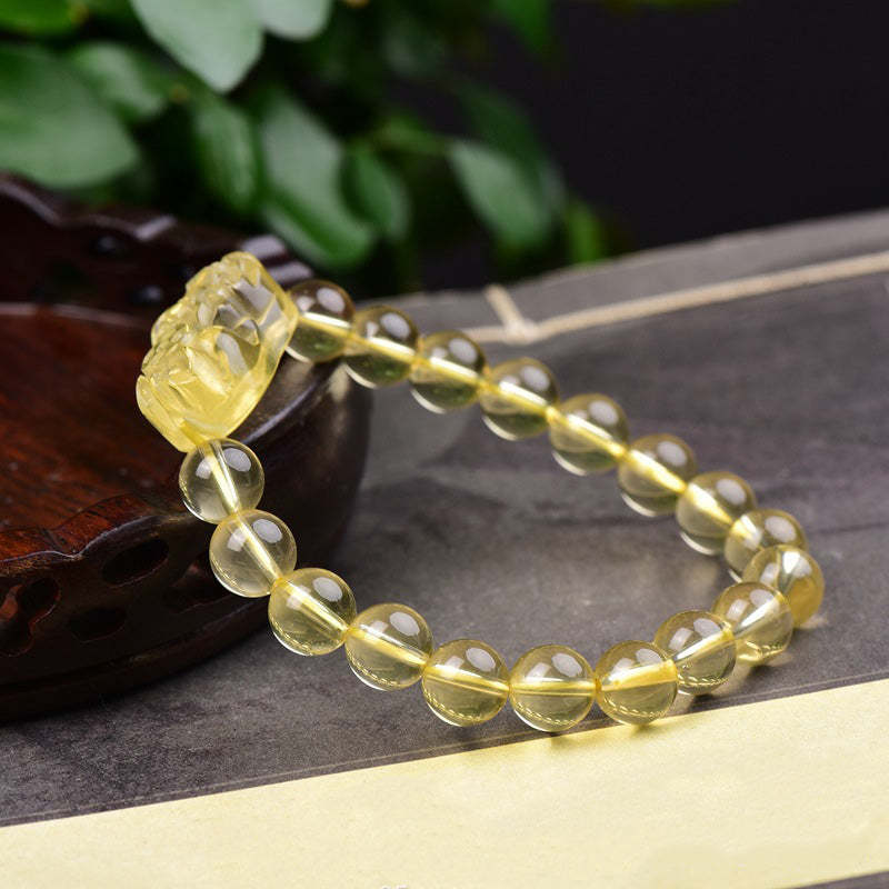 FengShui Citrine PiXiu Wealth Bracelet