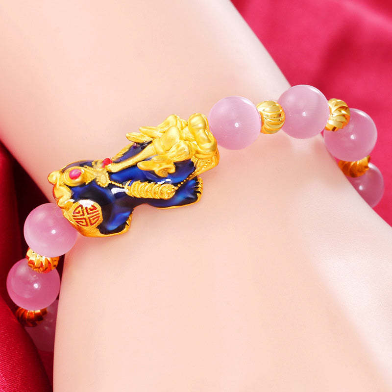Pixiu Cat Eye Lucky Bracelet