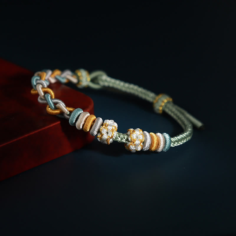 String Four Srand Peach Blossom Connection Bracelet