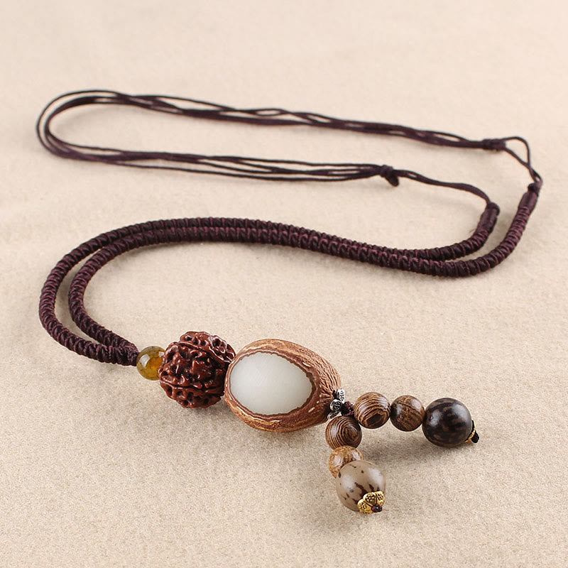 Bodhi Seed Lotus Wisdom Harmony Necklace Pendant