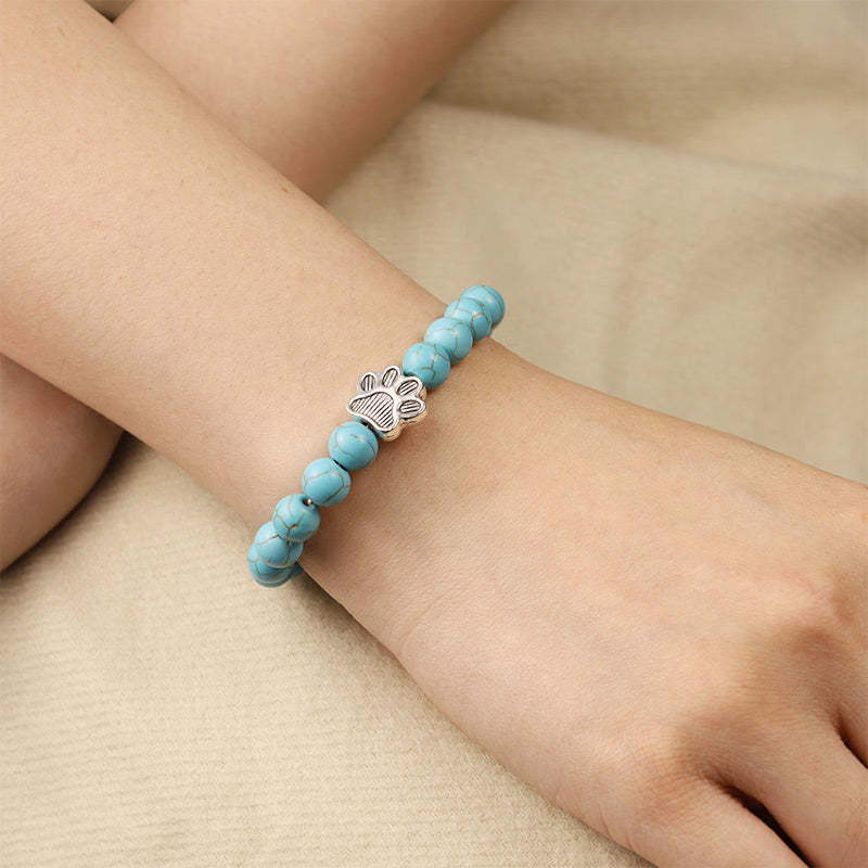 Save A Dog Stone Bracelet