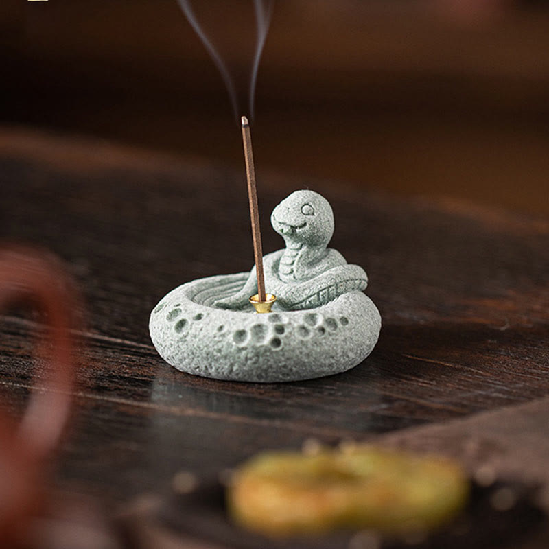 Chinese Zodiac Healing Incense Burner Desk Decoration