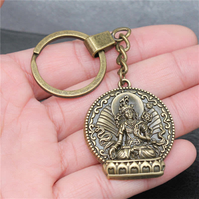 mystic zen Compassion Serenity Peace Keychain (Extra 40% Off | USE CODE: FS40)