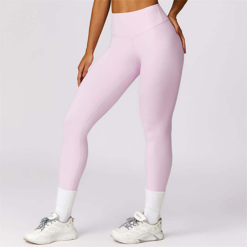 Women Short Sleeve T-Shirt Top High Waist Leggings Pants For Sports Yoga