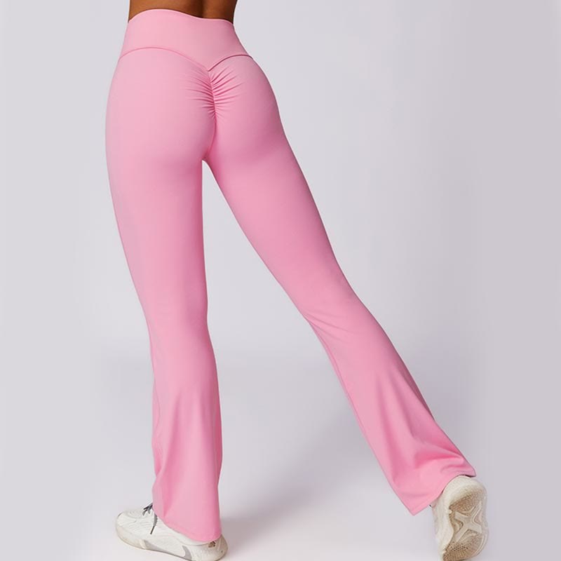 High Waist Flare Pants For Sports Fitness Yoga