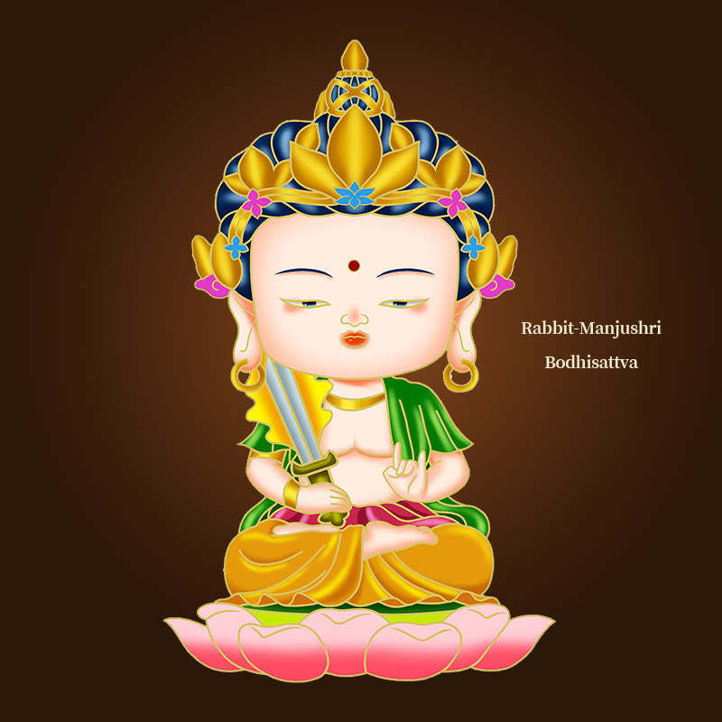 Chinese Zodiac Natal mystic zen Blessing Wealth Fortune Fridge Phone Sticker