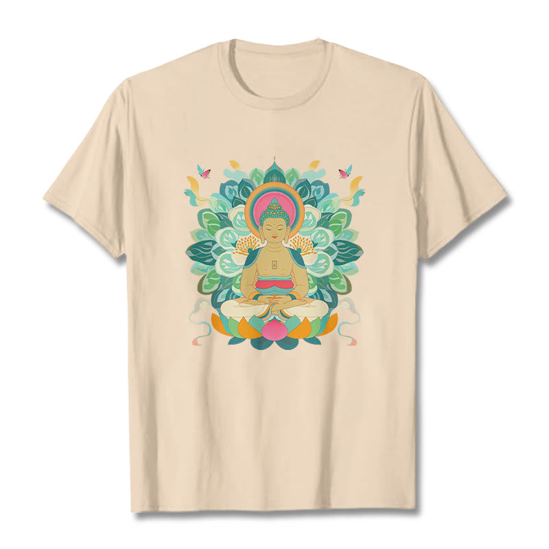 Butterfly Lotus mystic-zen-Inspired Tee T-shirt