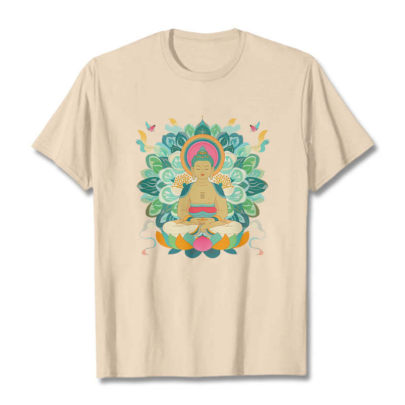 Butterfly Lotus mystic-zen-Inspired Tee T-shirt