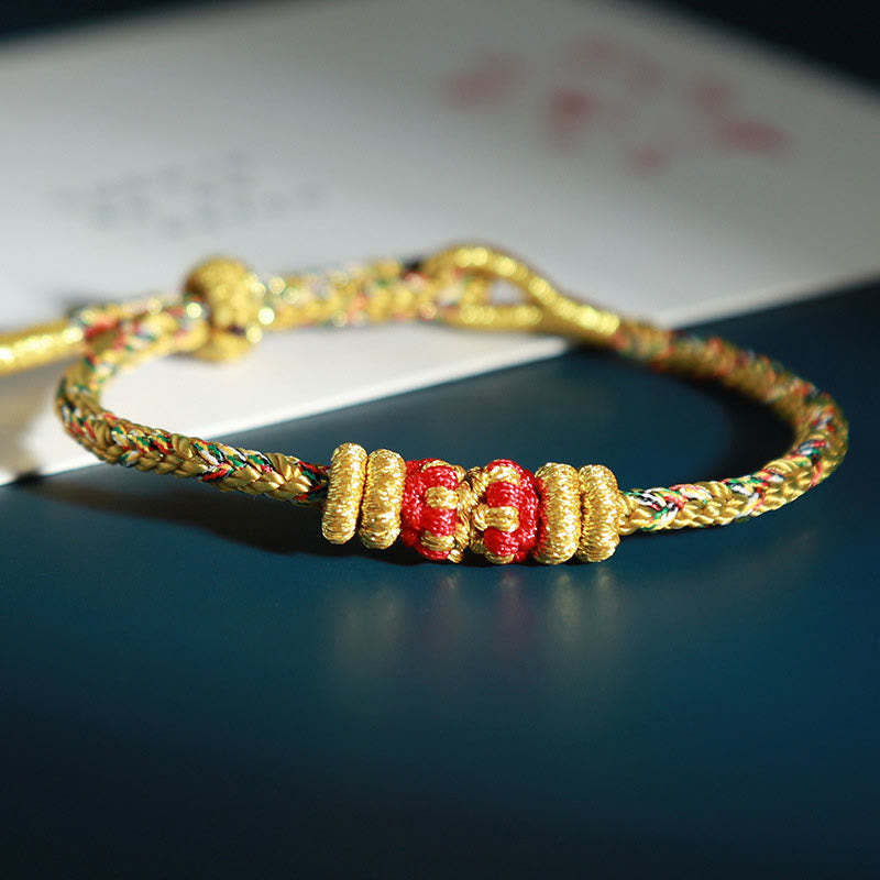 Chinese Zodiac Natal mystic zen Colorful Strings Luck Bracelet