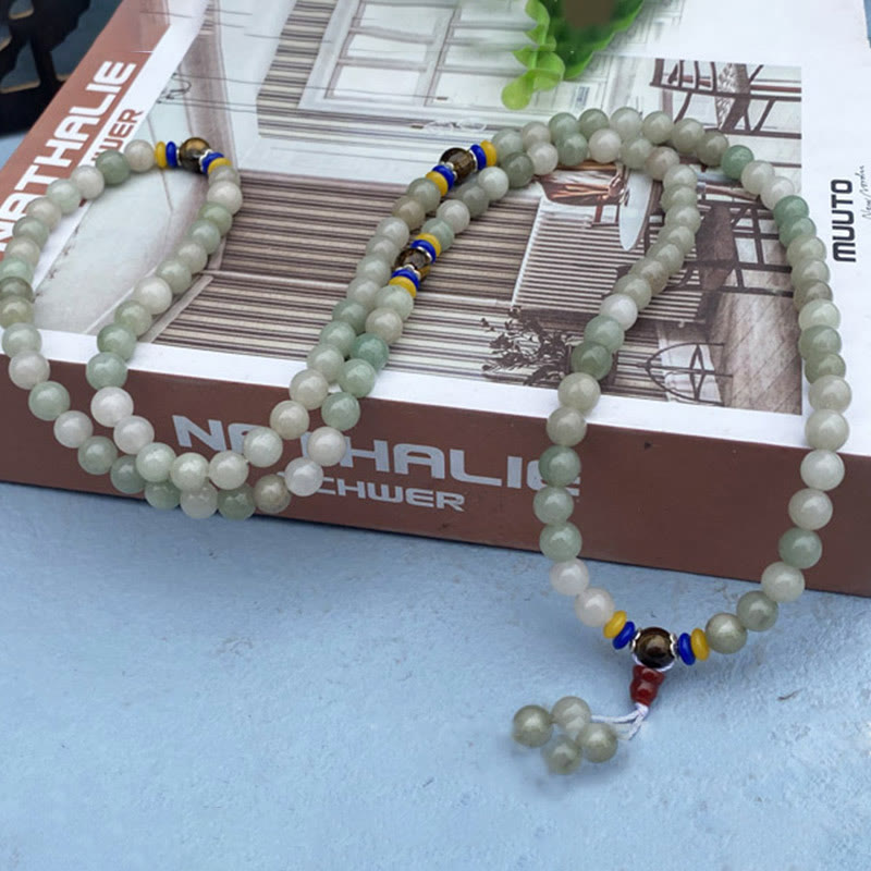 108 Mala Beads Natural Shetai?jade Luck Prosperity Bracelet