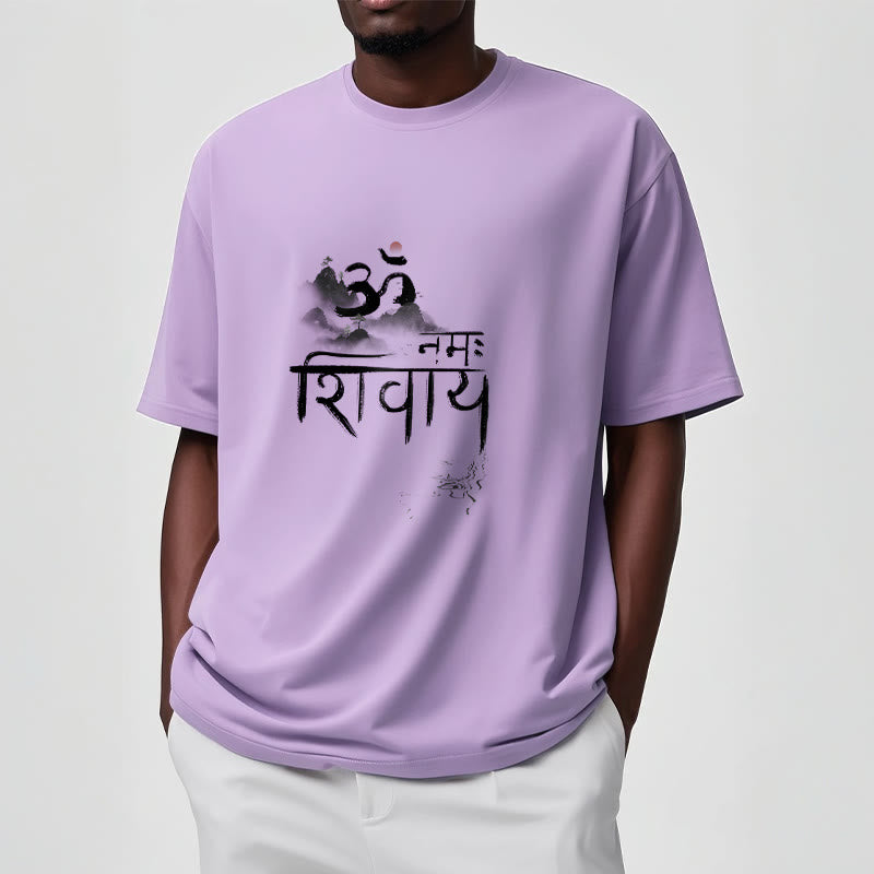 OM NAMAH SHIVAYA Mountain Cotton Tee T-shirt