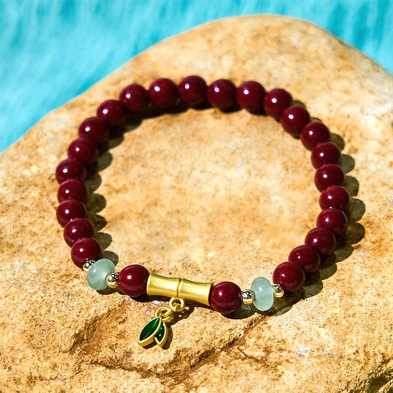 Cinnabar Bamboo Concentration Bracelet