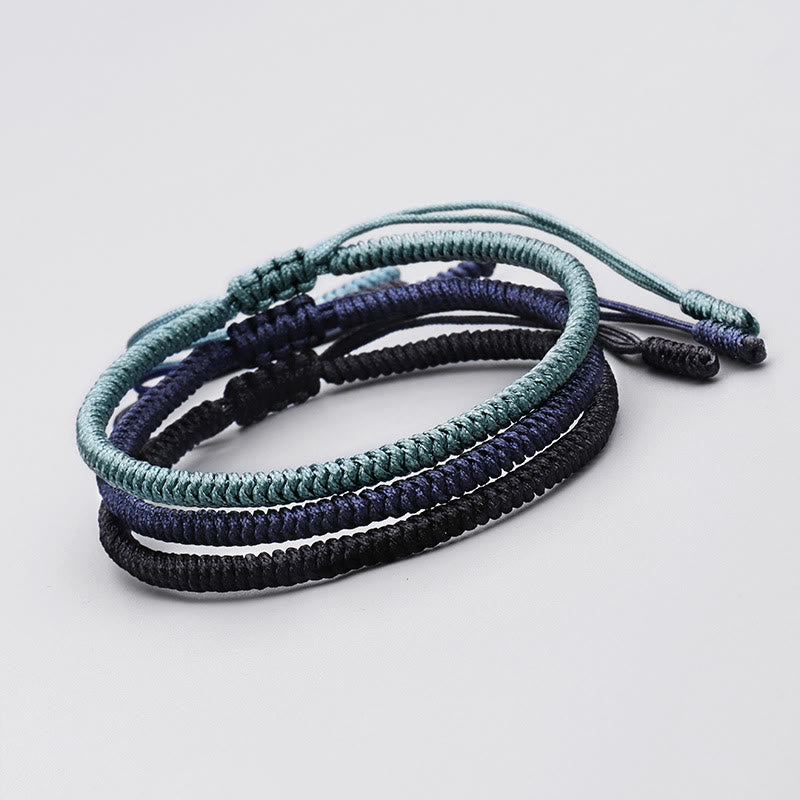 Tibetan 3Pcs King Kong Knot Handcrafted Amulet Strength Bracelet