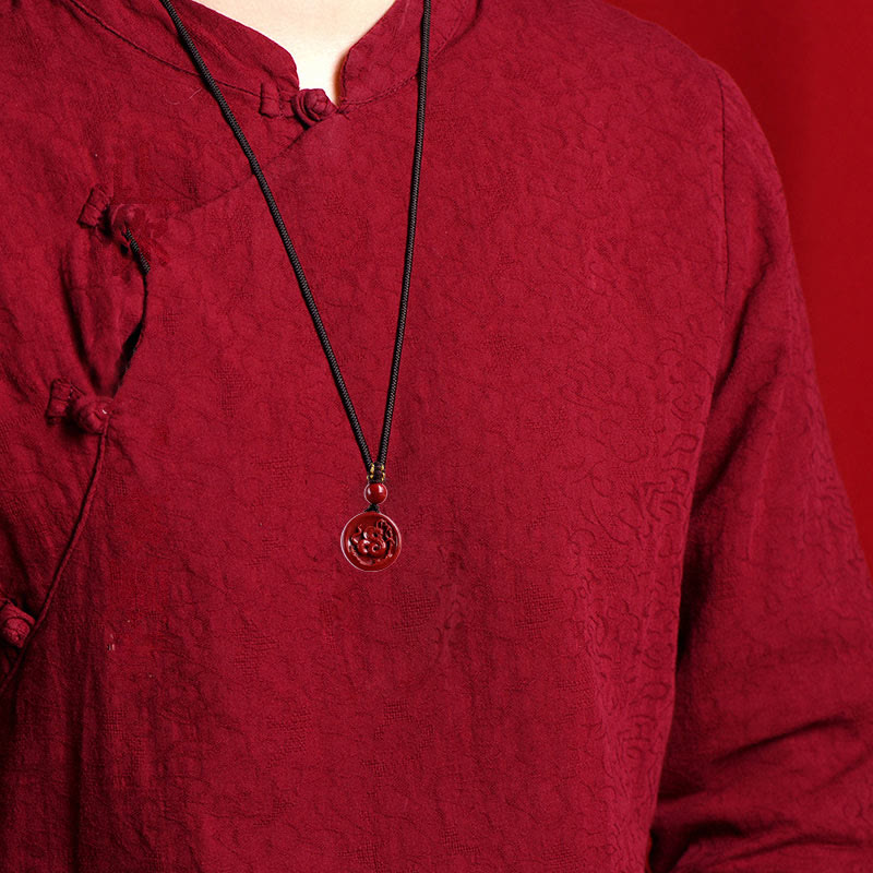 Chinese Zodiac Cinnabar Calm Phone Hanging Decoration Key Chain Necklace Pendant
