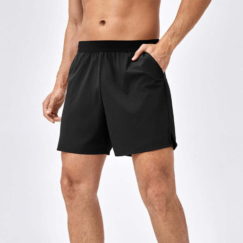 Men's Casual Loose Nylon Quick Dry Sports Shorts With Pockets
