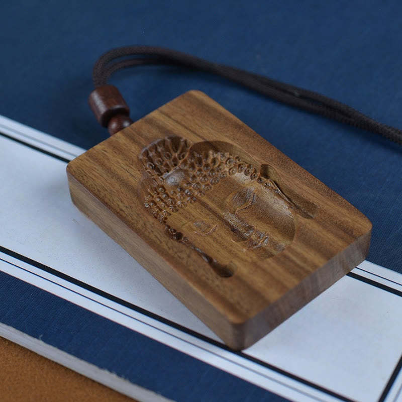 Green Sandalwood mystic zen Symbol Positive Necklace Pendant