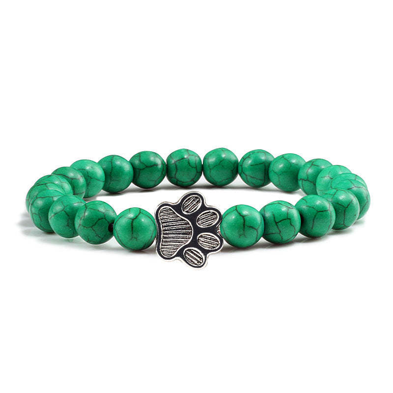 Save A Dog Stone Bracelet