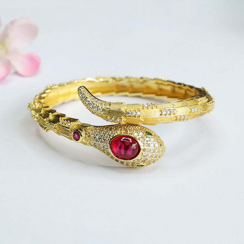 Copper Year of the Snake Strength Bracelet Bangle