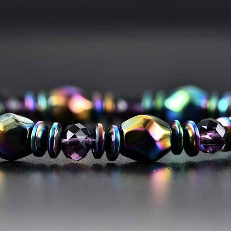 Rainbow Hematite Wellness Bracelet
