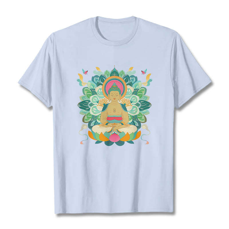 Butterfly Lotus mystic-zen-Inspired Tee T-shirt