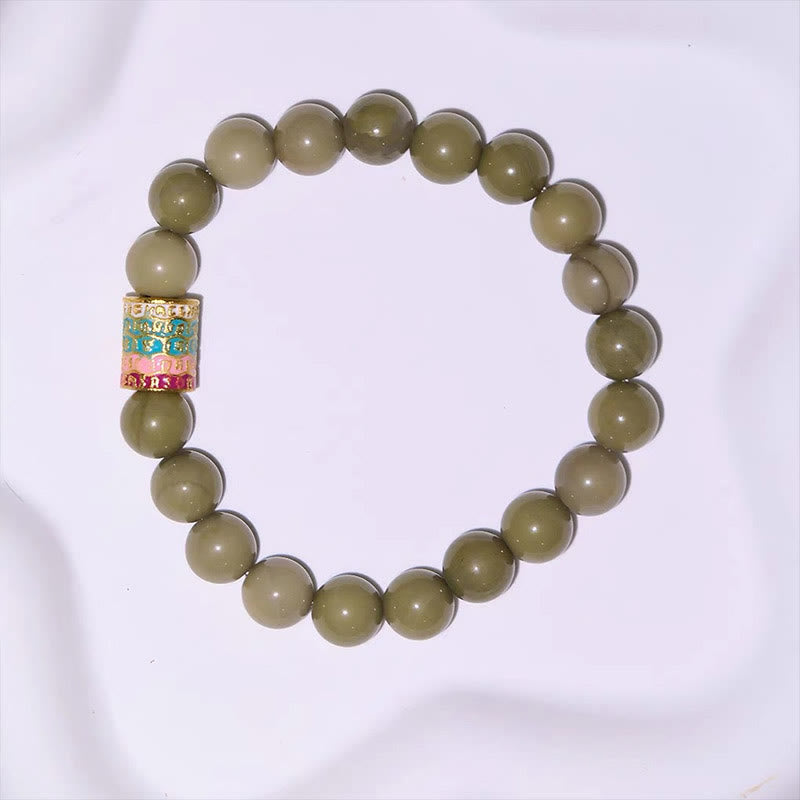 Natural Alashan Agate Encourage Bracelet
