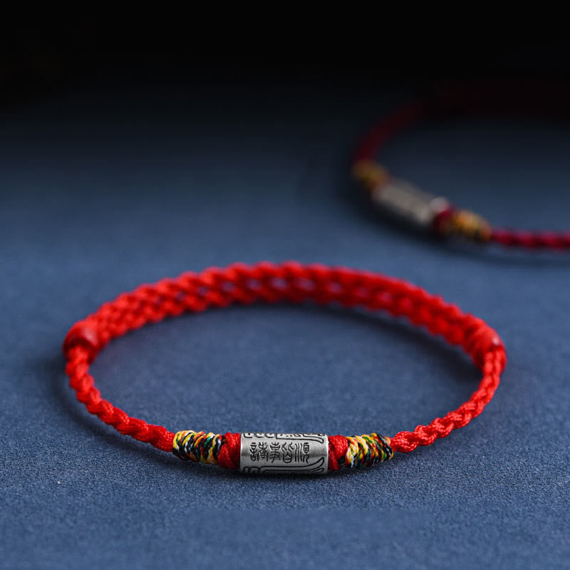 Handcrafted 925 Sterling Silver Everything Goes Well Design Protection Strength Bracelet Anklet (Extra 30% Off | USE CODE: FS30)