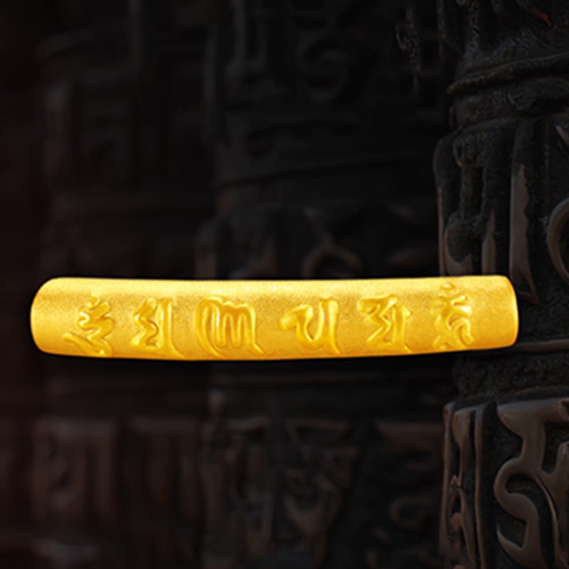 Tibetan 999 Gold Om Mani Padme Hum Handcrafted Eight Thread Peace Knot Luck Braided Couple Bracelet