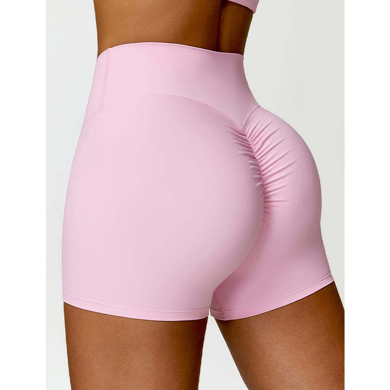 Gym Sports Yoga Backless Bra Crop Tank Top Shorts