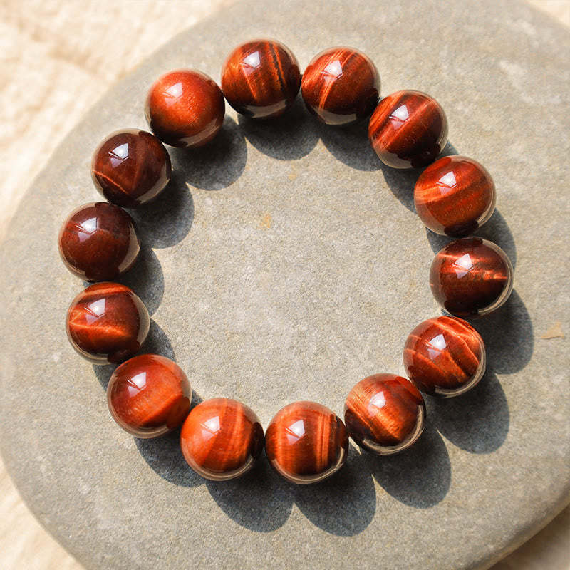 Natural Tiger Eye Healing Bead Bracelet