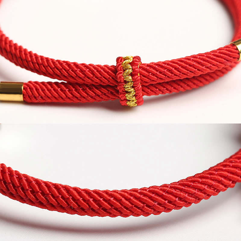 999 Sterling Silver Chinese Zodiac Natal mystic zen Red Rope Luck Strength Handcrafted Kids Bracelet