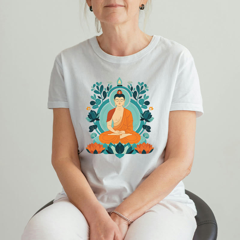 Lotus mystic zen Meditation Tee T-shirt