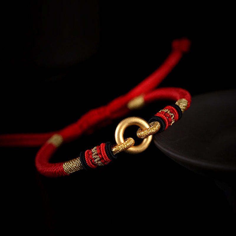 FengShui Lucky Red String Couple Bracelet