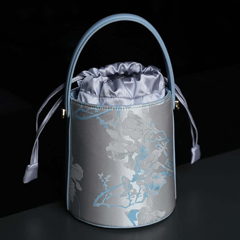 Panda Bamboo Magpie Embroidery Crossbody Bag Hangbags