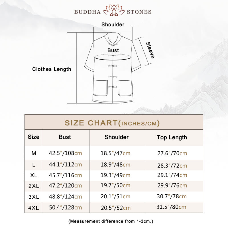Tang Suit Hanfu Chinese Dragon Traditional Kung Fu Uniform Short Sleeve Tops and Pants Clothing Men's Set