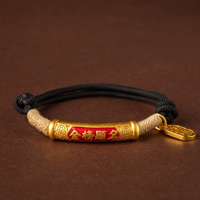 Chinese Zodiac Red String Eight Thread Peace Knot Cinnabar Protection Luck Bracelet