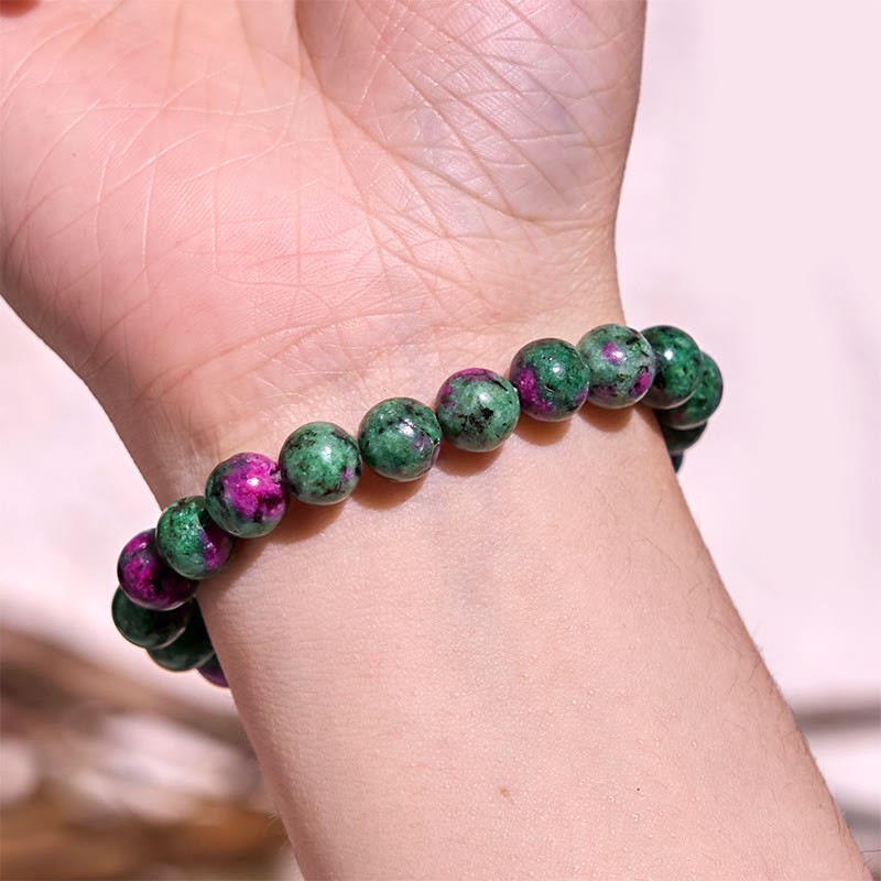 Ruby Zoisite Connection Bracelet