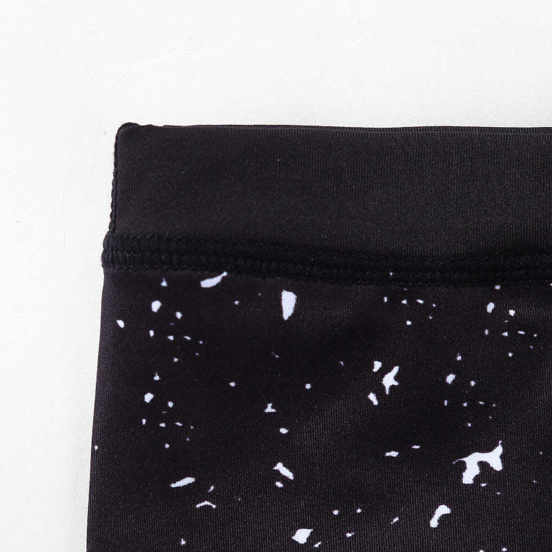 Lines Weeds Sakura Flowers Black Tree Print Pants Sports Fitness Yoga Leggings Women's Yoga Pants