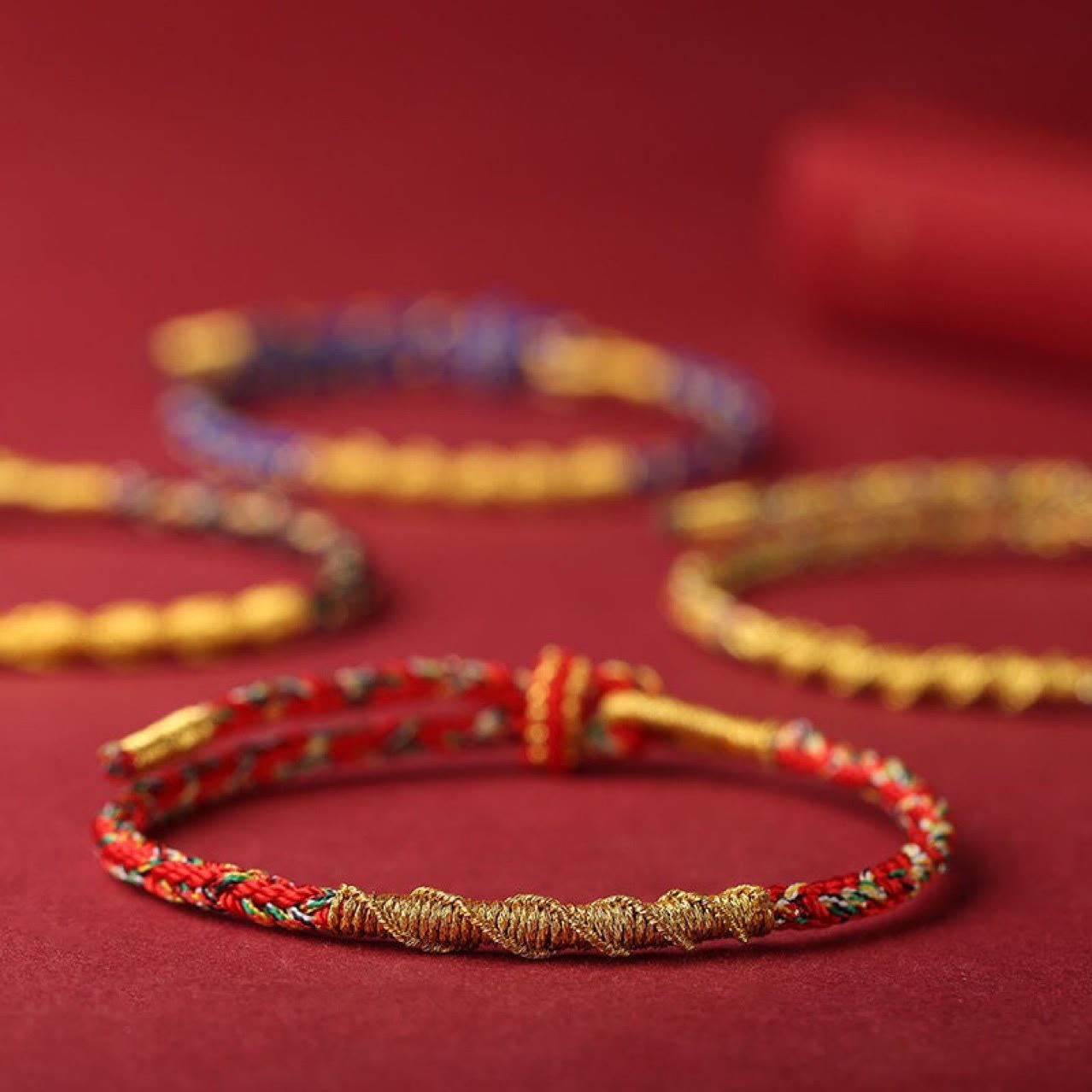 Handmade Chinese Zodiac Natal mystic zen Protection Strength Braided String Bracelet